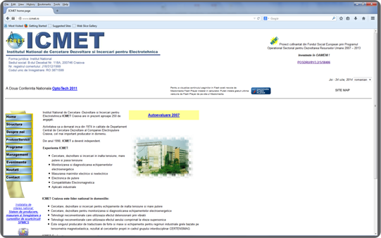 Institutul Național de Cercetare-Dezvoltare și Încercări pentru Electrotehnică - ICMET Craiova